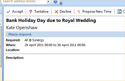 royal wedding date bank holiday. royal wedding at 3:46 pm